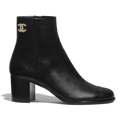 chanel ankle boots 2017 price|chanel black canvas heel boots.